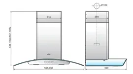 Кухонная вытяжка ELIKOR Аметист S4 90Н-700-Э4Д
